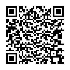 QR kód a telefonszámhoz +17403798071