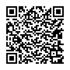 Código QR para número de telefone +17404301445