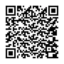 QR-code voor telefoonnummer +17405200308