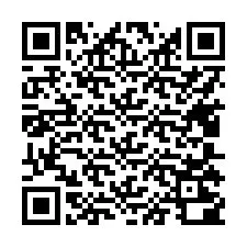 QR-koodi puhelinnumerolle +17405200312