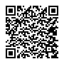 QR-code voor telefoonnummer +17405256373