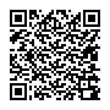 QR код за телефонен номер +17405380885