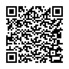 QR-code voor telefoonnummer +17405733054