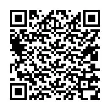 Código QR para número de telefone +17405738081