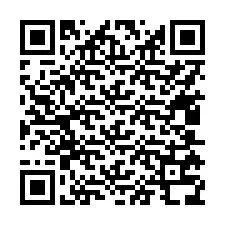 Codice QR per il numero di telefono +17405738090