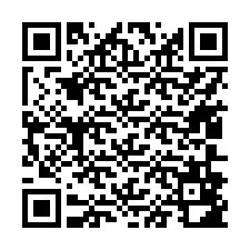 Código QR para número de telefone +17406882515