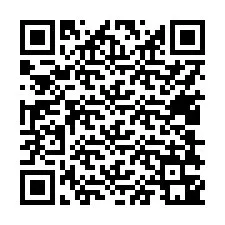 Codice QR per il numero di telefono +17408341493