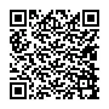 Código QR para número de teléfono +17408995695