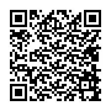 QR-code voor telefoonnummer +17408995716