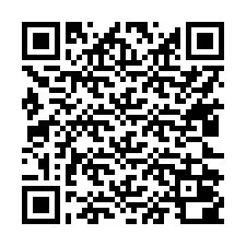 Codice QR per il numero di telefono +17422000004