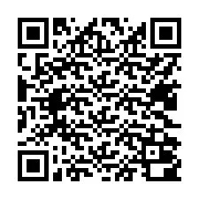 QR kód a telefonszámhoz +17422000033