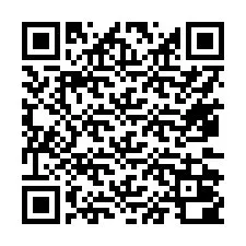 QR Code pour le numéro de téléphone +17472000009