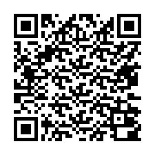 Codice QR per il numero di telefono +17472000016