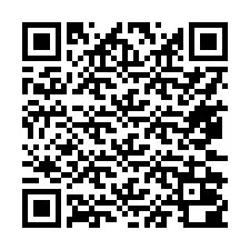 QR Code pour le numéro de téléphone +17472000039