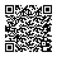 QR Code pour le numéro de téléphone +17472000078