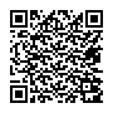 Código QR para número de teléfono +17472001497