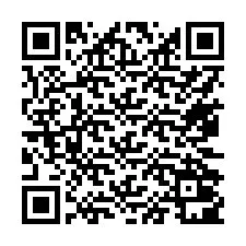 QR-koodi puhelinnumerolle +17472001699