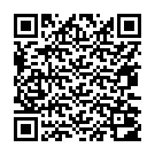 QR kód a telefonszámhoz +17472002150