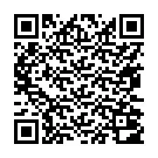 QR-код для номера телефона +17472002164