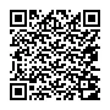 Codice QR per il numero di telefono +17472002178