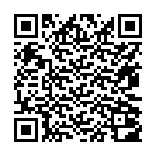 Codice QR per il numero di telefono +17472002391