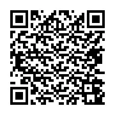 QR-Code für Telefonnummer +17472041876