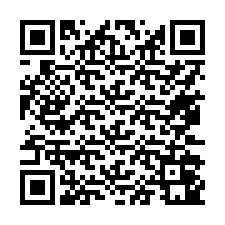 Codice QR per il numero di telefono +17472041879