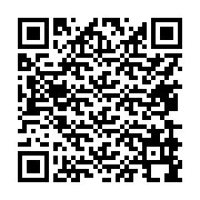 QR-code voor telefoonnummer +17479998526