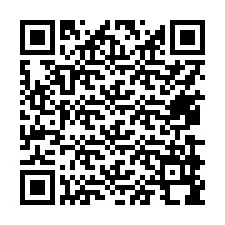 QR kód a telefonszámhoz +17479998657