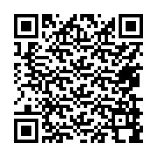 QR Code สำหรับหมายเลขโทรศัพท์ +17479998677