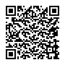 電話番号のQRコード +17479999018