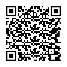 QR-code voor telefoonnummer +17542000023