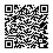 Código QR para número de telefone +17542000587