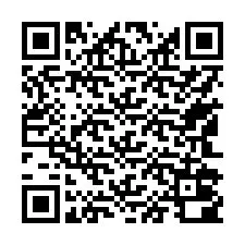 QR-koodi puhelinnumerolle +17542000855