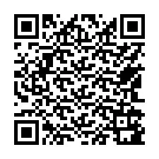 QR-code voor telefoonnummer +17542181857