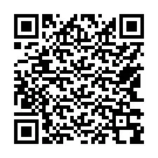 Código QR para número de teléfono +17543398267