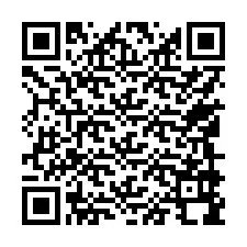 Codice QR per il numero di telefono +17549998959