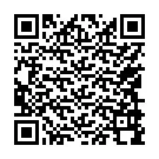 QR Code pour le numéro de téléphone +17549998979