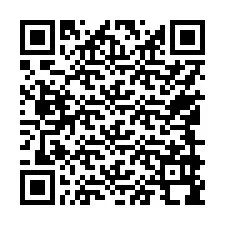 QR Code pour le numéro de téléphone +17549998989