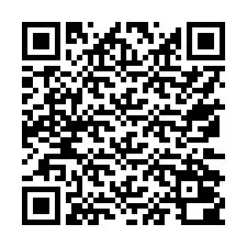 QR-koodi puhelinnumerolle +17572000648