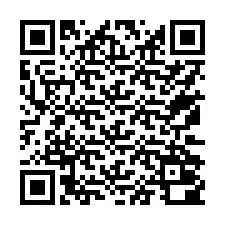 QR-koodi puhelinnumerolle +17572000651