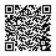 Codice QR per il numero di telefono +17572042775