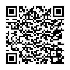 Código QR para número de telefone +17572042809