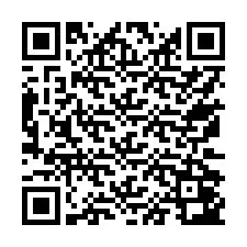 QR kód a telefonszámhoz +17572043254