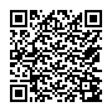 QR Code pour le numéro de téléphone +17572043267