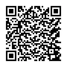 Código QR para número de telefone +17572043271