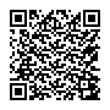 QR Code pour le numéro de téléphone +17572043272