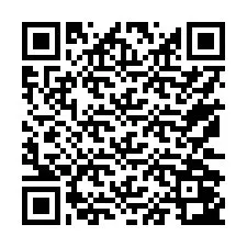 QR kód a telefonszámhoz +17572043371