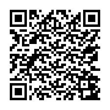 Código QR para número de teléfono +17572043928