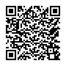 Código QR para número de telefone +17572140577